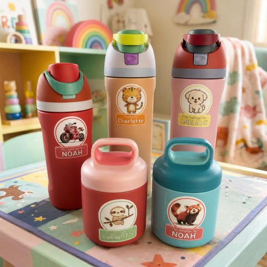 Personalized Icon Badge Stickers for Kids